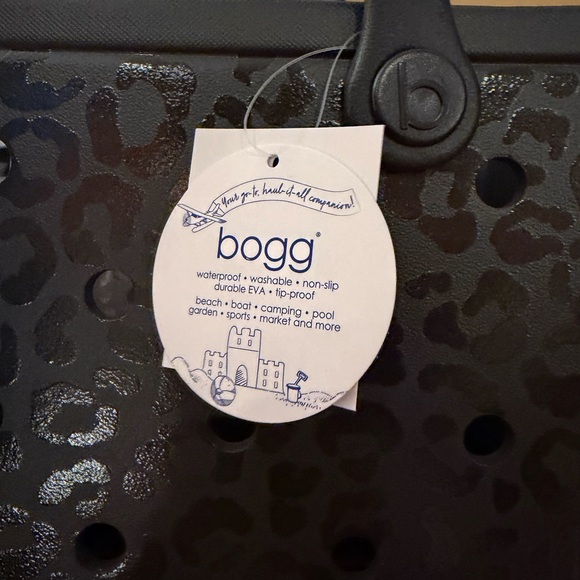 BOGG BAG Black Leopard Tote - Picture 2 of 2
